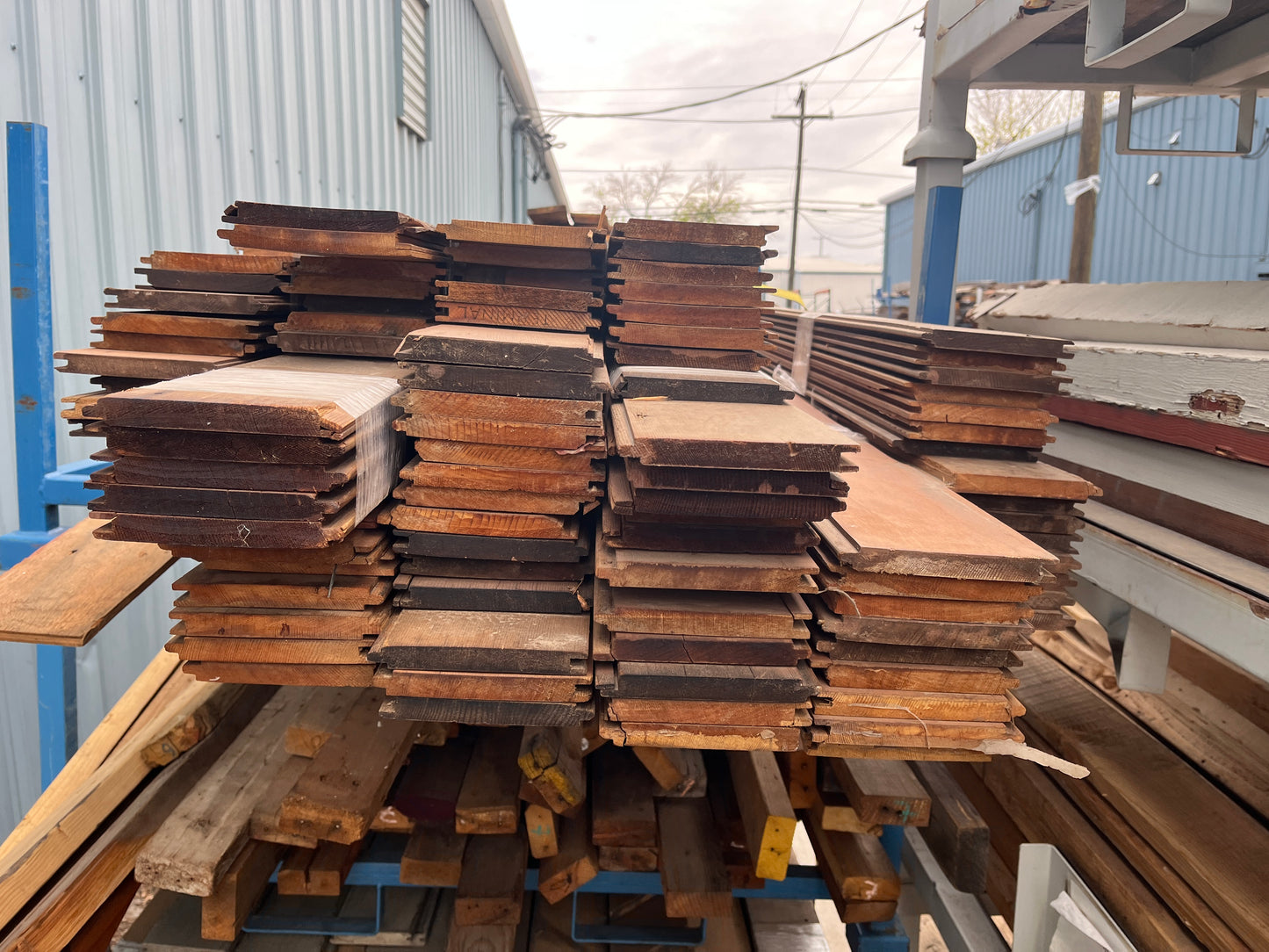 Redwood Reclaimed Shiplap, 5in, 125 sqft