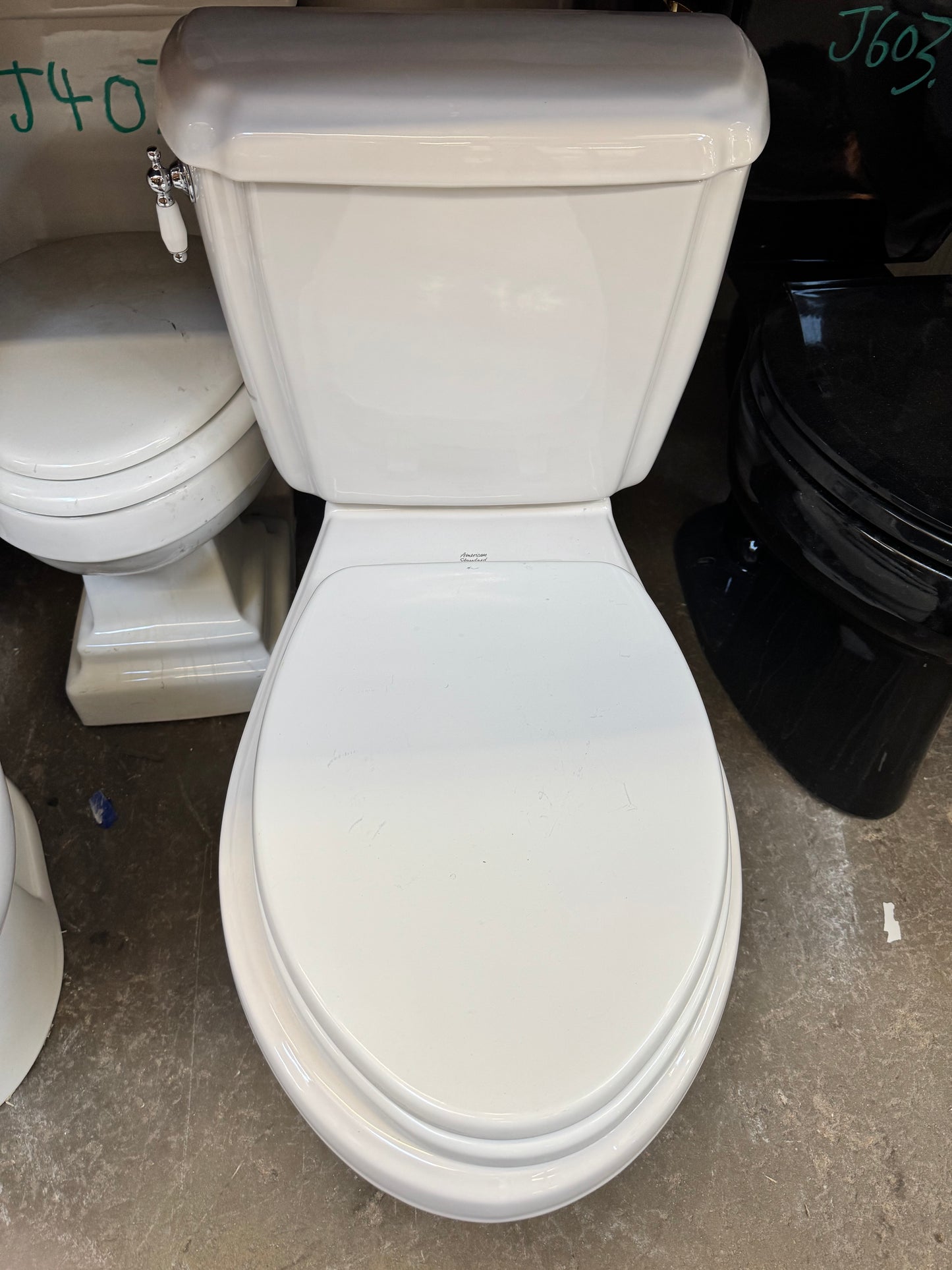 American Standard Elongated Toilet 1.6 GPF White