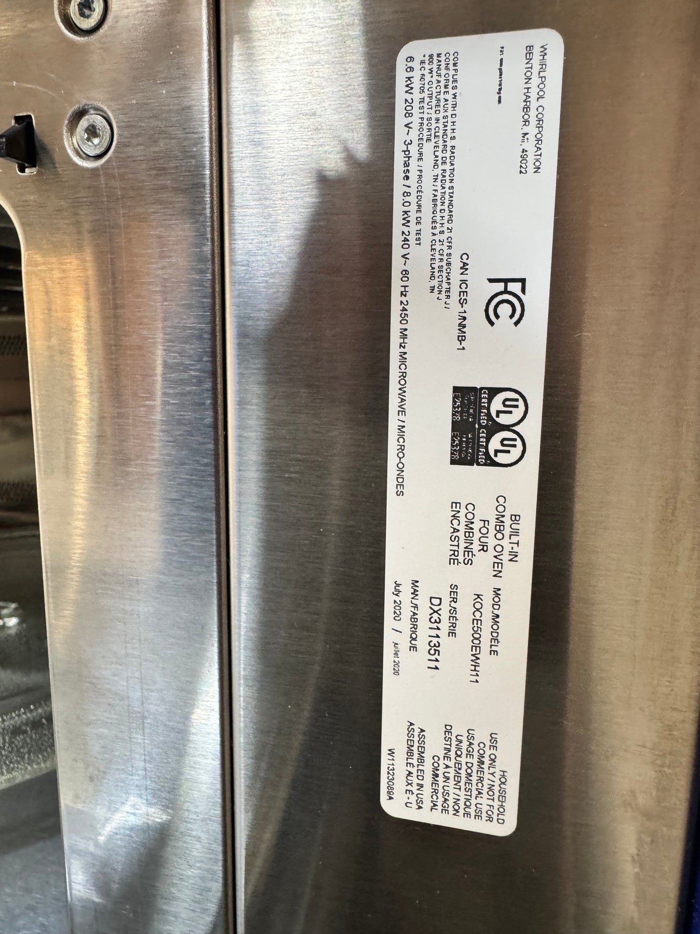 30in KitchenAid Combination Wall Oven with Built-In Microwave, White