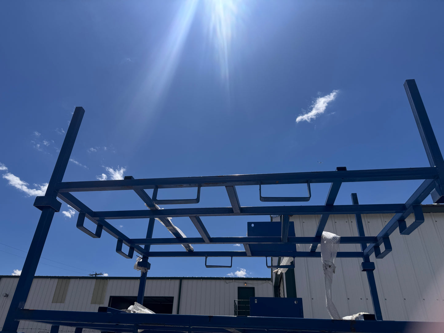 Stackable Steel Storage Racks, 6ft x 4ft 7in