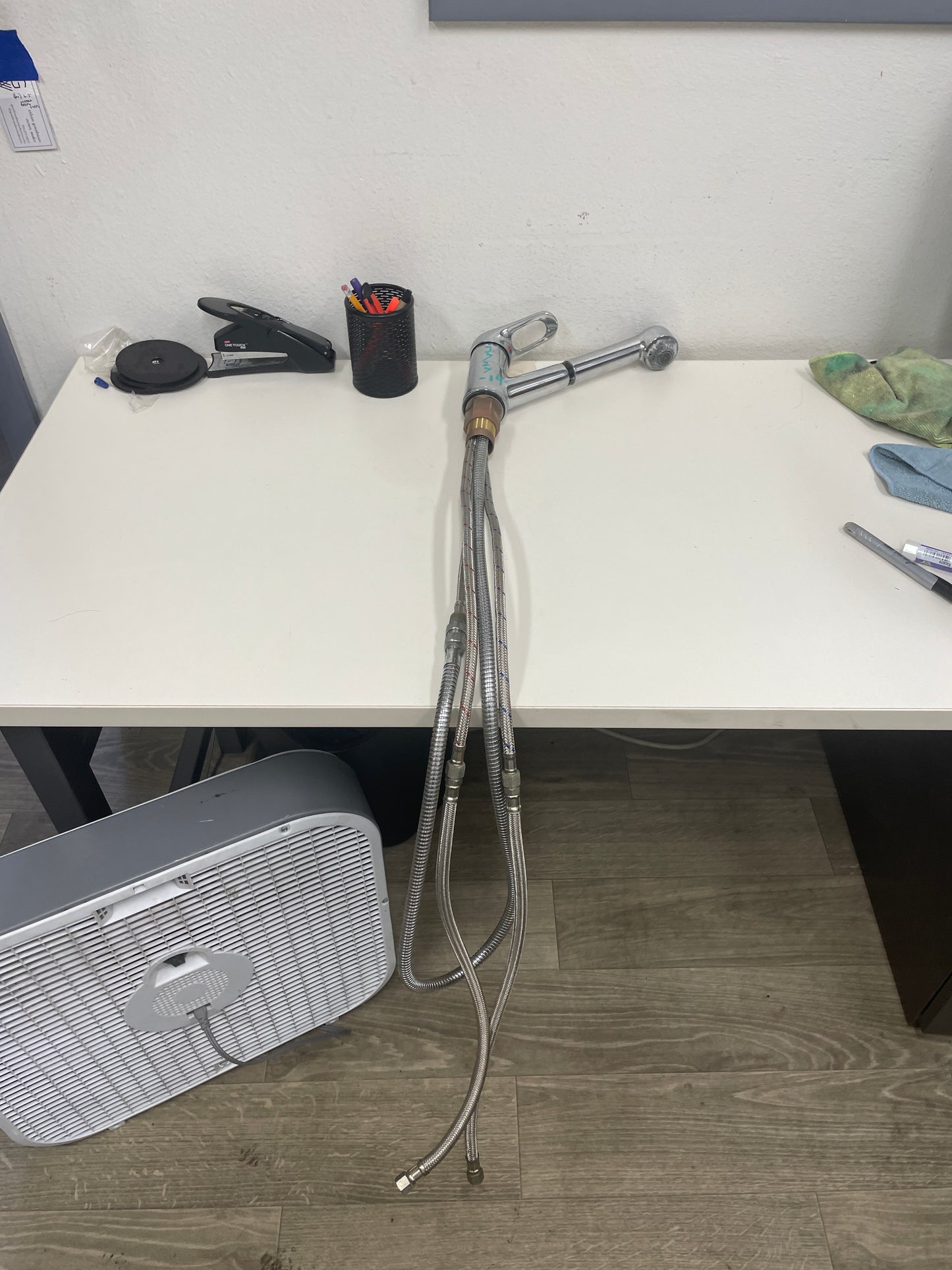 Reclaimed Pull-Down Kitchen Faucet, Chrome