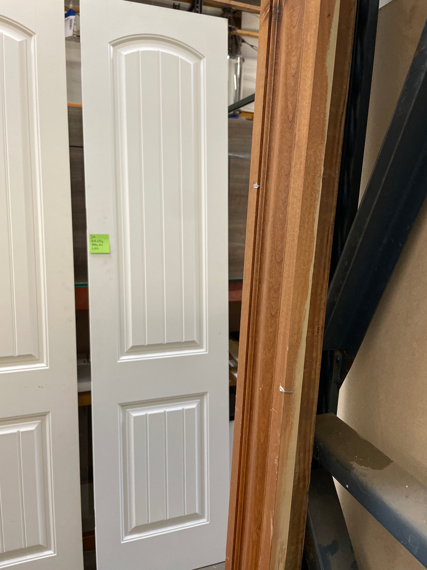 24x96 RHS Interior Hollow 2 Panel Slab Door, White