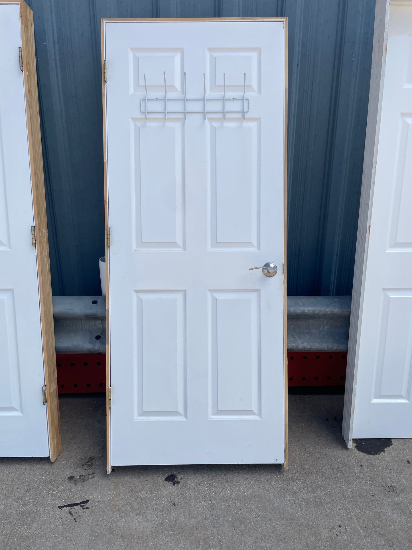 30x79 RHS Interior Hollow 6 Panel Prehung Door, White