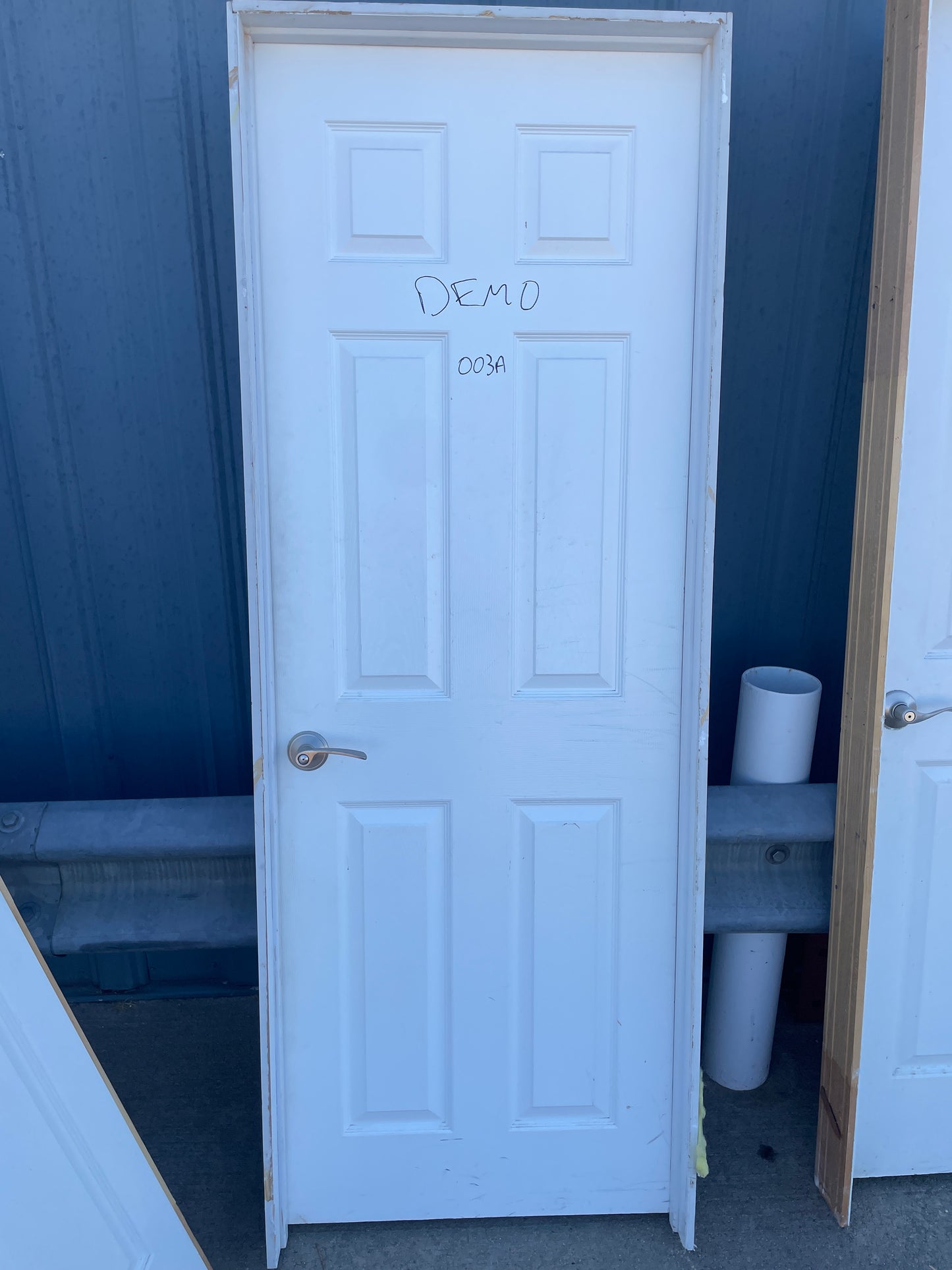 28x80 LHS Interior Hollow 6 Panel Prehung Door, White