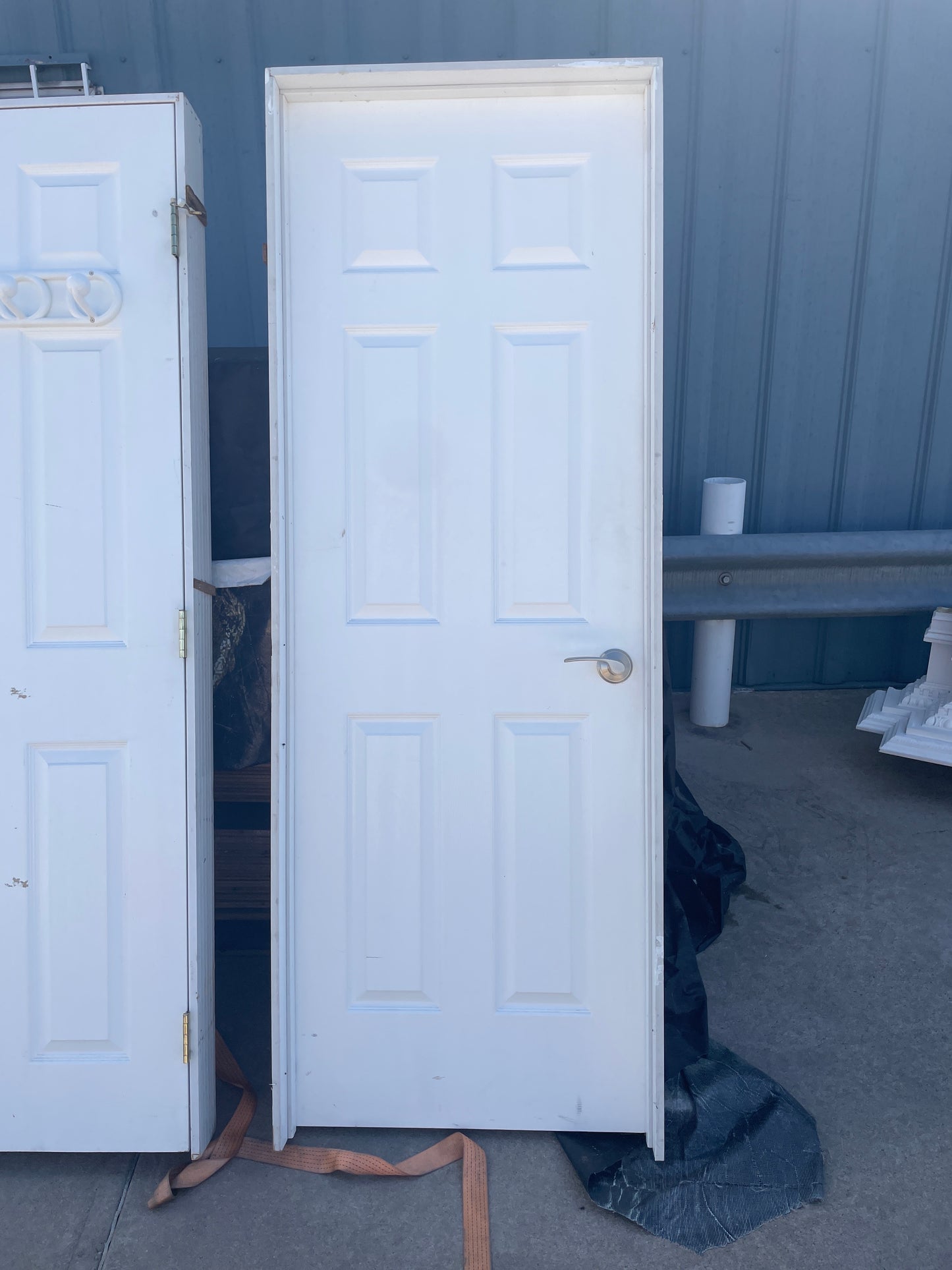 28x80 RHS Interior Hollow 6 Panel Prehung Door, White