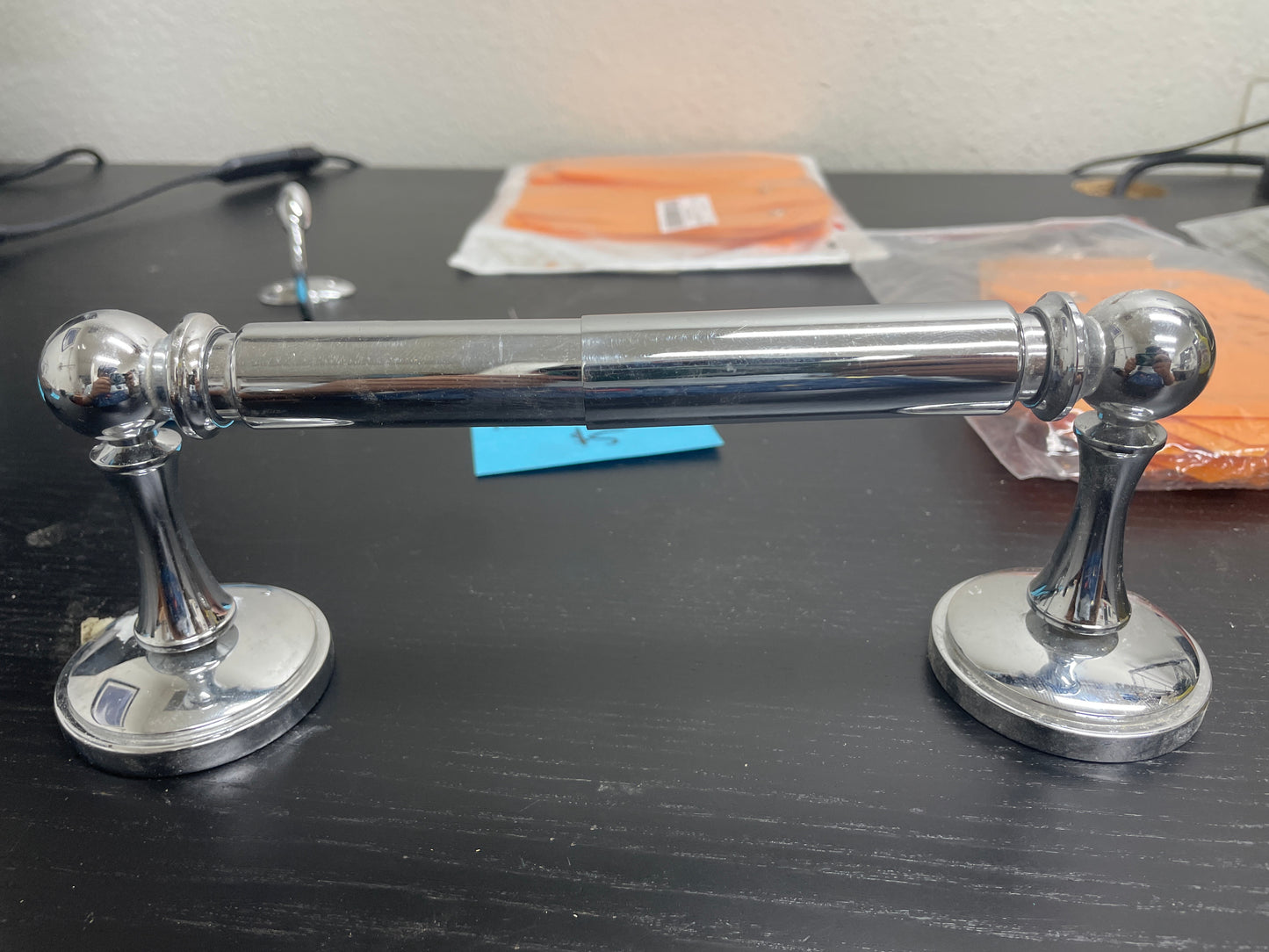 Reclaimed Chrome Toilet Paper Holder