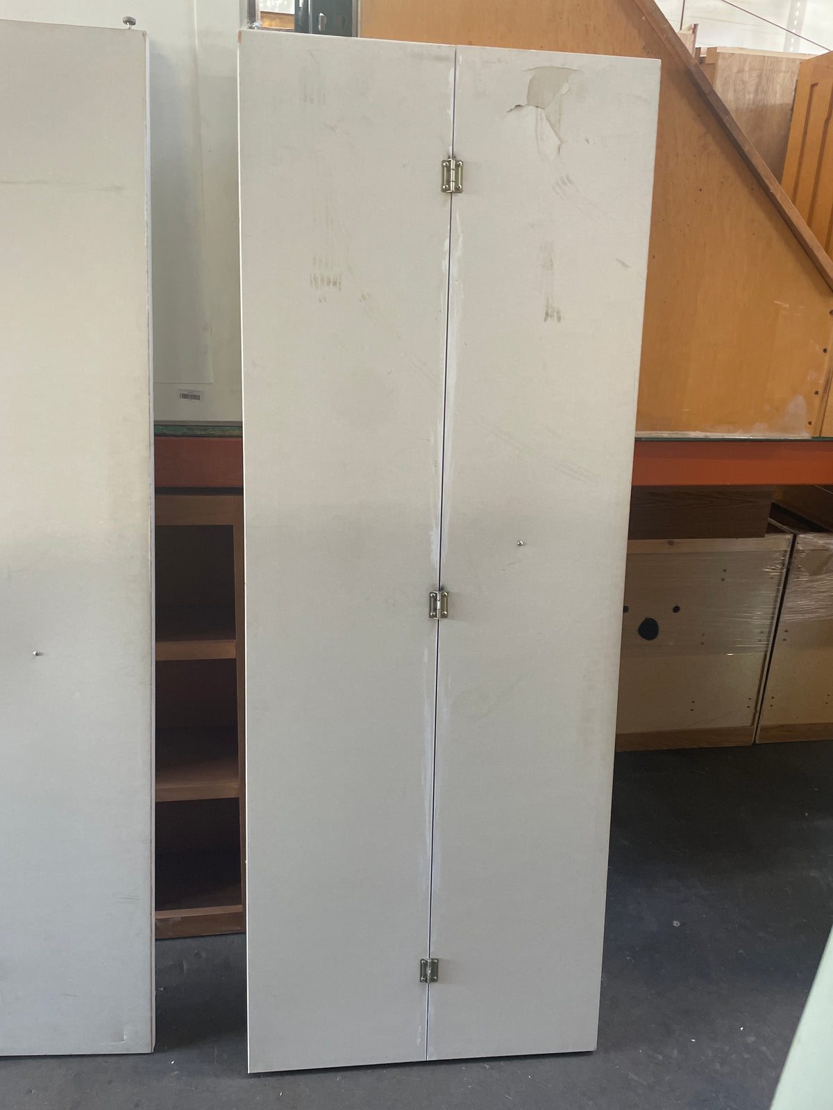 30x79 Interior Hollow 6 Panel Bi-Fold Slab, White