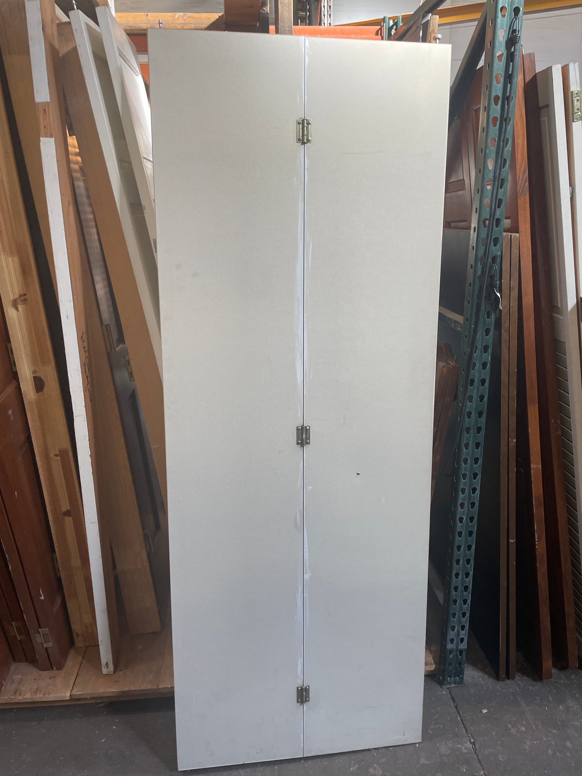 30x79 Interior Hollow 6 Panel Bi-Fold Slab, White