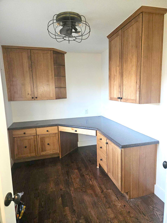 Oak Cabinet Set Complete Matching Layout [1114.01]