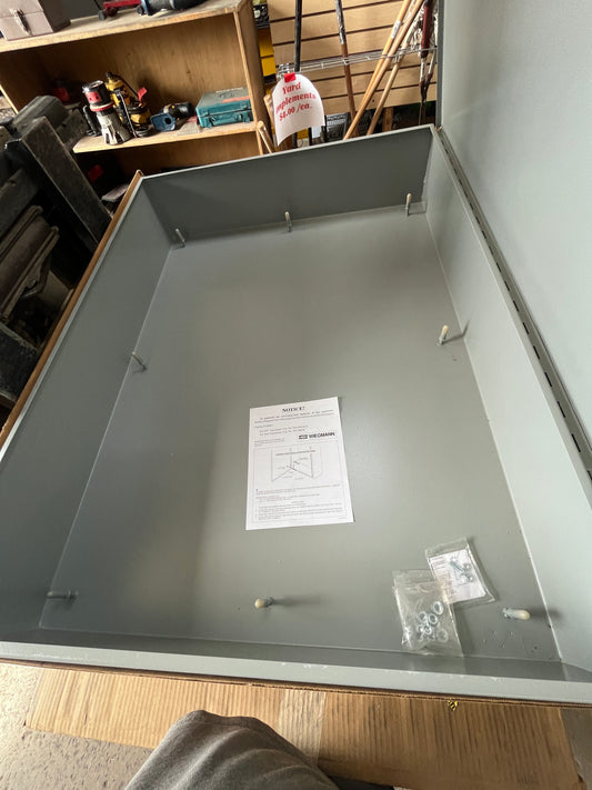 Wiegmann N1 Extra Large Electrical Enclosure Cabinet with Panel [809.41]