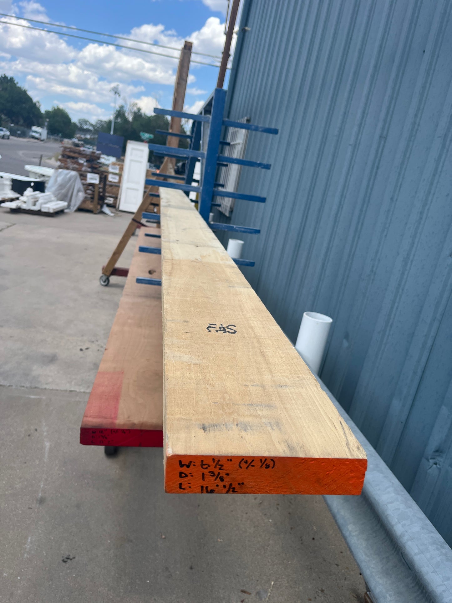 6/4 FAS Poplar Board, Premium Hardwood 12ft 6in