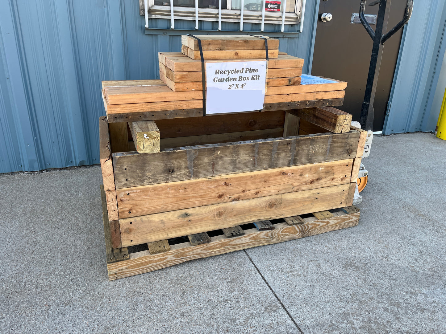 Reclaimed Wood Raised Garden Bed Kit (Made to Order)