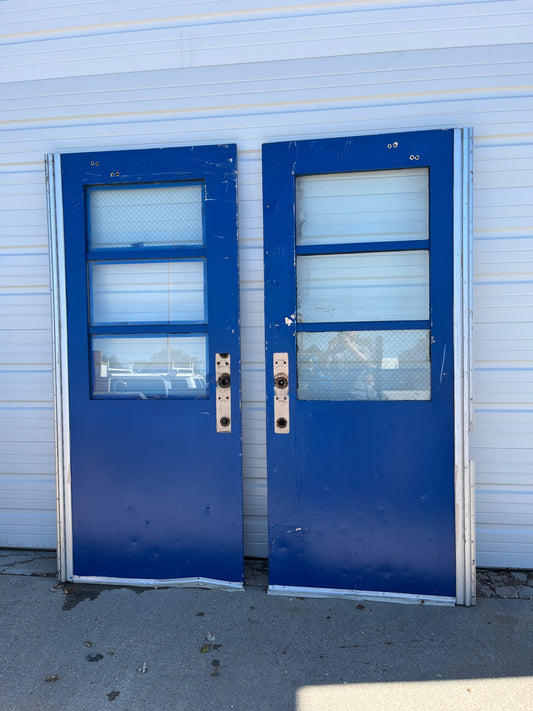Salvaged School Doors from Denver Public Schools 36" x 83"
