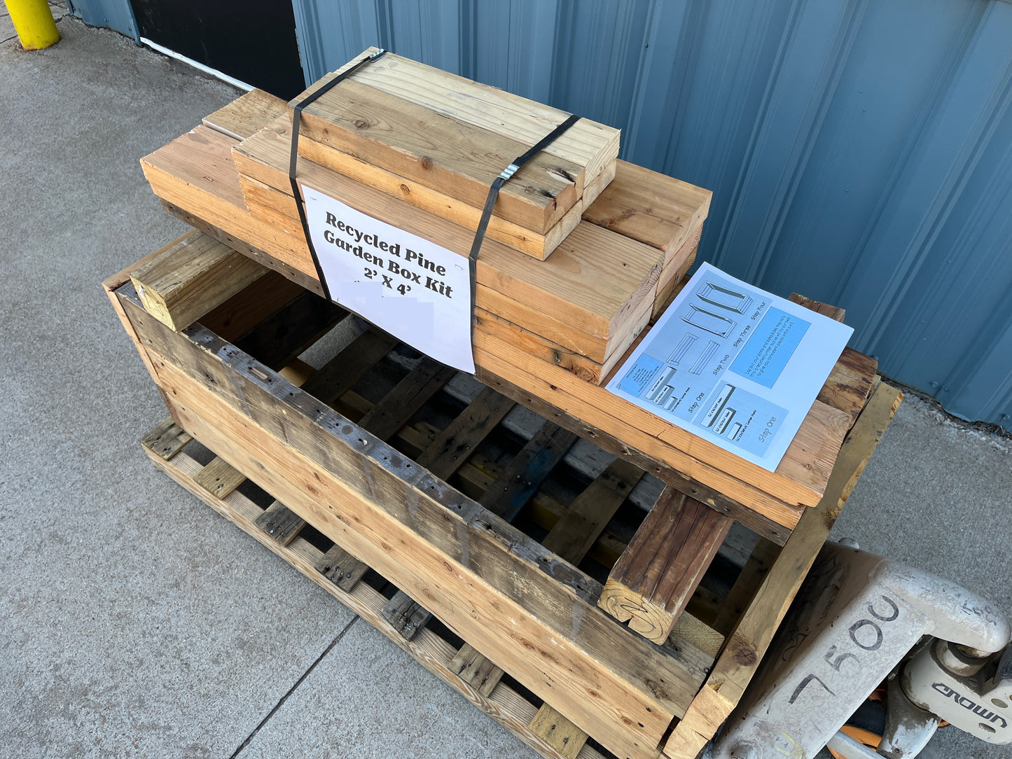 Reclaimed Wood Raised Garden Bed Kit (Made to Order)