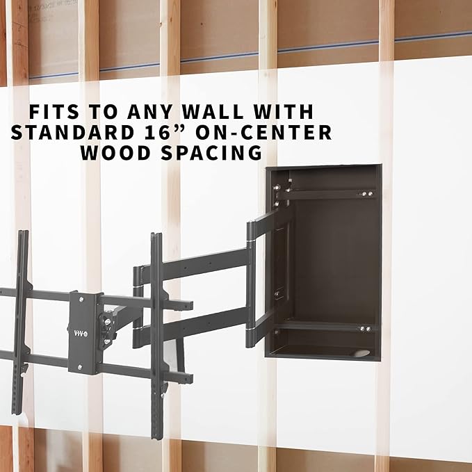 Heavy-Duty Articulating TV Wall Mount – 30" Extension, 16x24" Plate [721.10]
