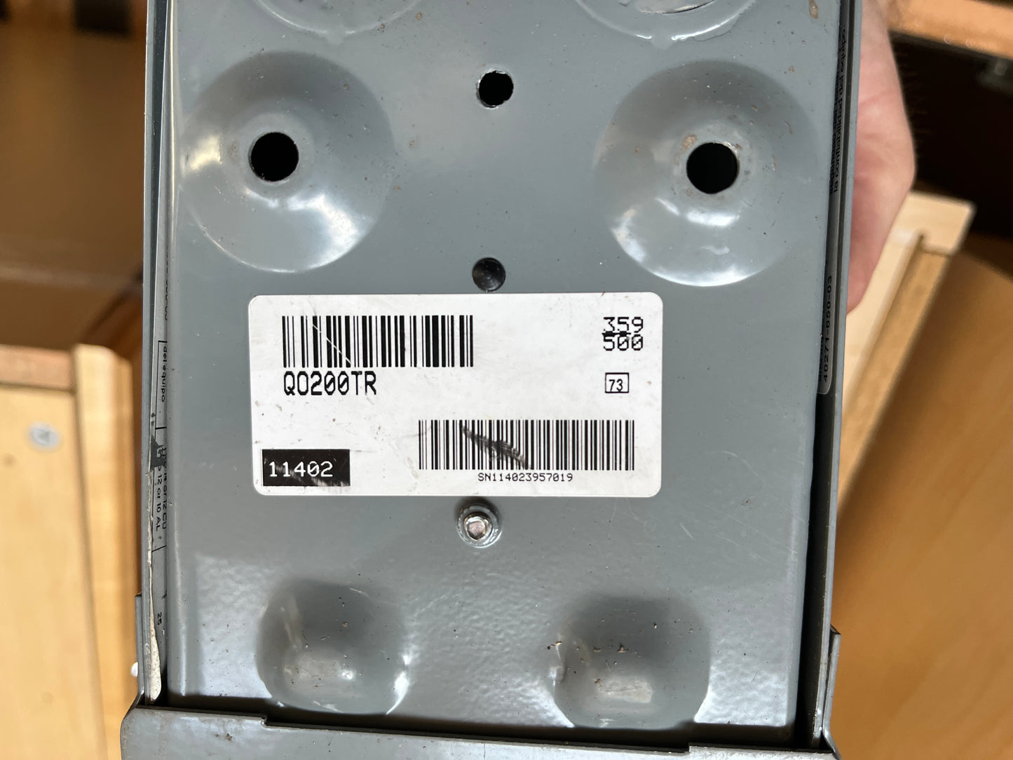 Square D QO-200TR Rainproof Molded Case Switch Enclosure Housing