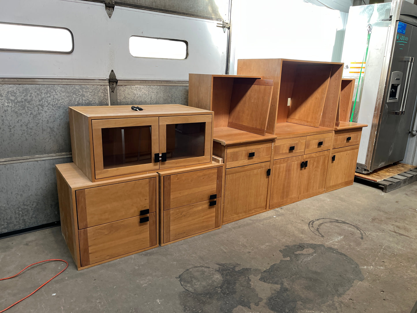 89 1/2 x 80 Built In 9 Pc Cabinet Wall Set [#225.01]