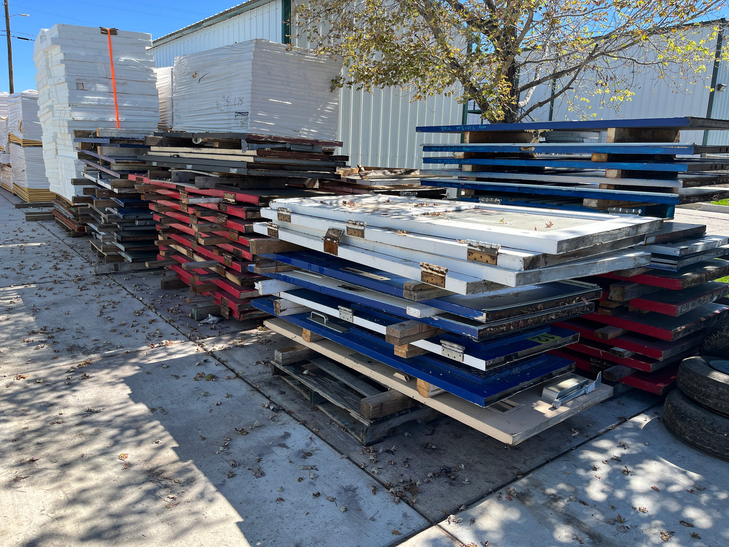 Salvaged School Doors from Denver Public Schools 36" x 83"