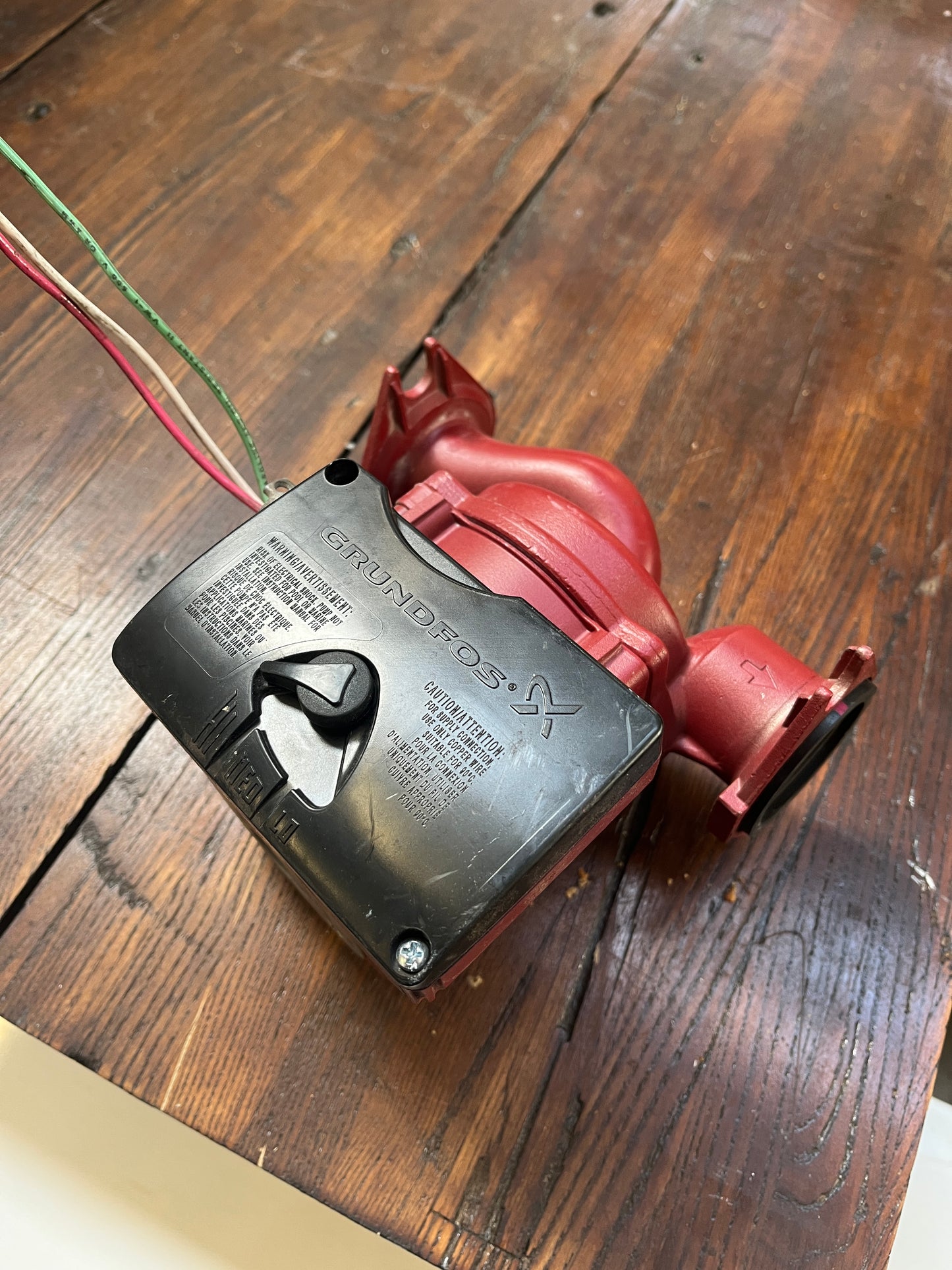 Reclaimed Grundfos 3-Speed Circulation Pump, UPS26-99SFC