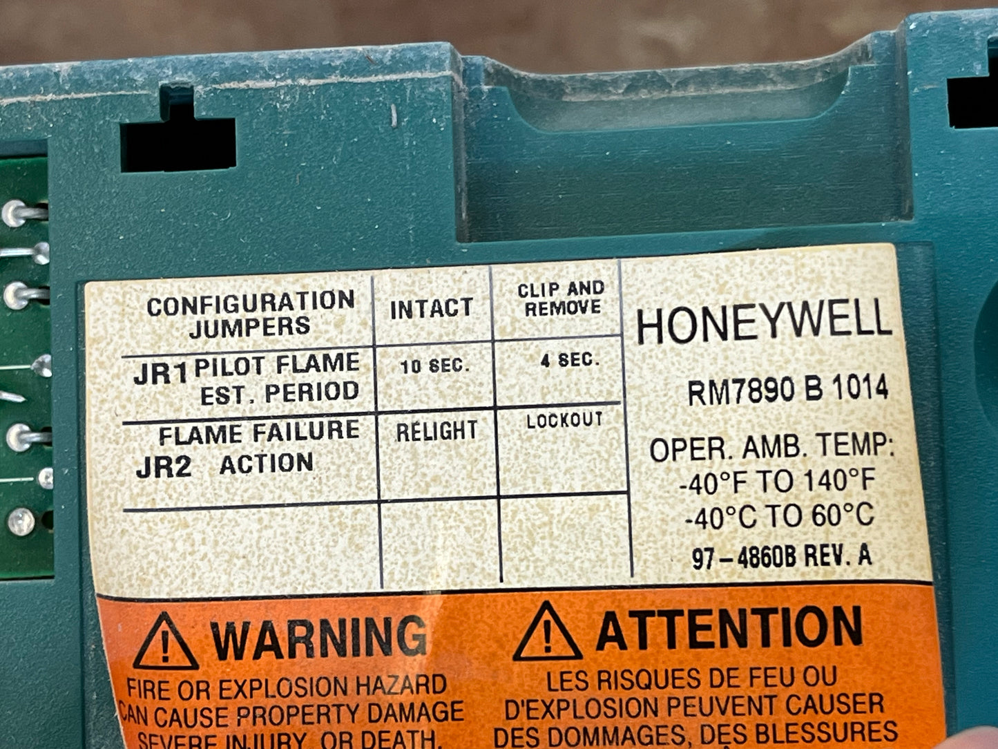 Honeywell Burner Control Unit + Amplifier + Spark Generator [813.06]