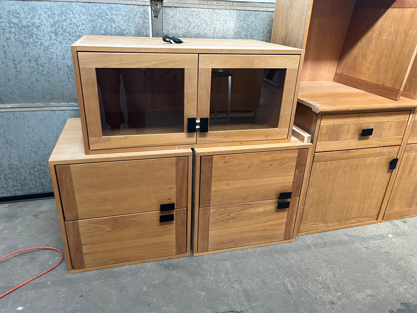 89 1/2 x 80 Built In 9 Pc Cabinet Wall Set [#225.01]
