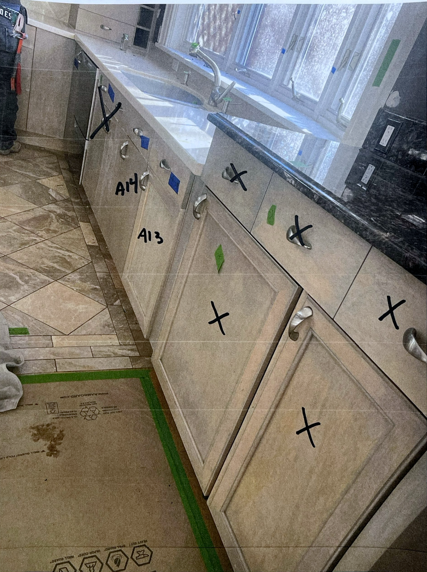 Kitchen Cabinet Lot - 6 Remaining Cabinets From Set [#123.01]