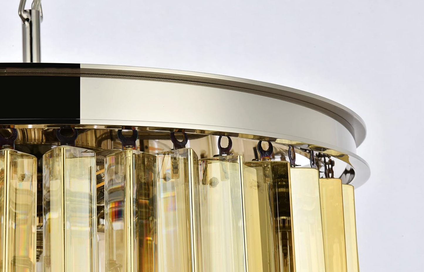 Modern Crystal Drum Chandelier [#SNCC.604.01]