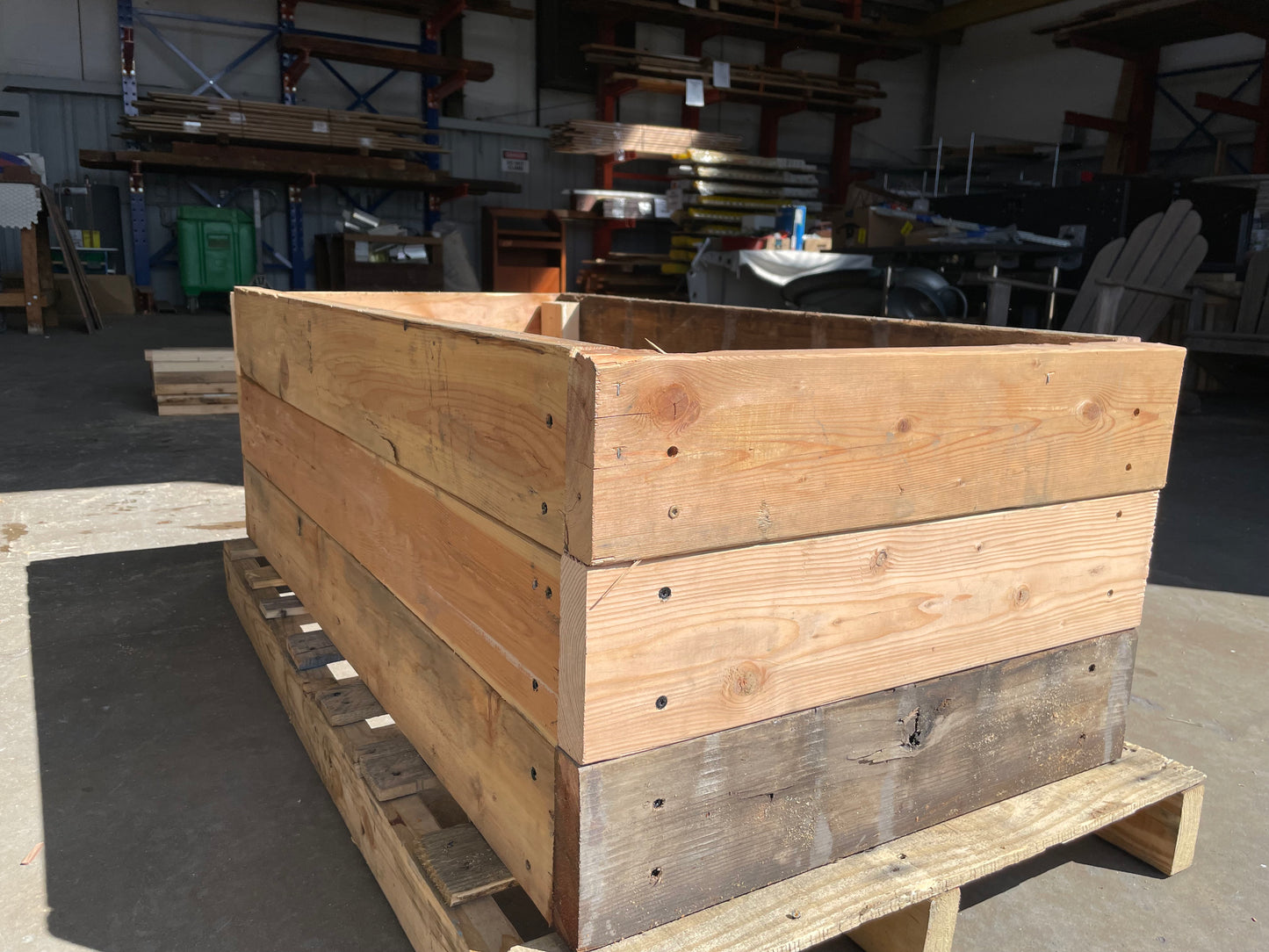 Reclaimed Wood Raised Garden Bed Kit (Made to Order)