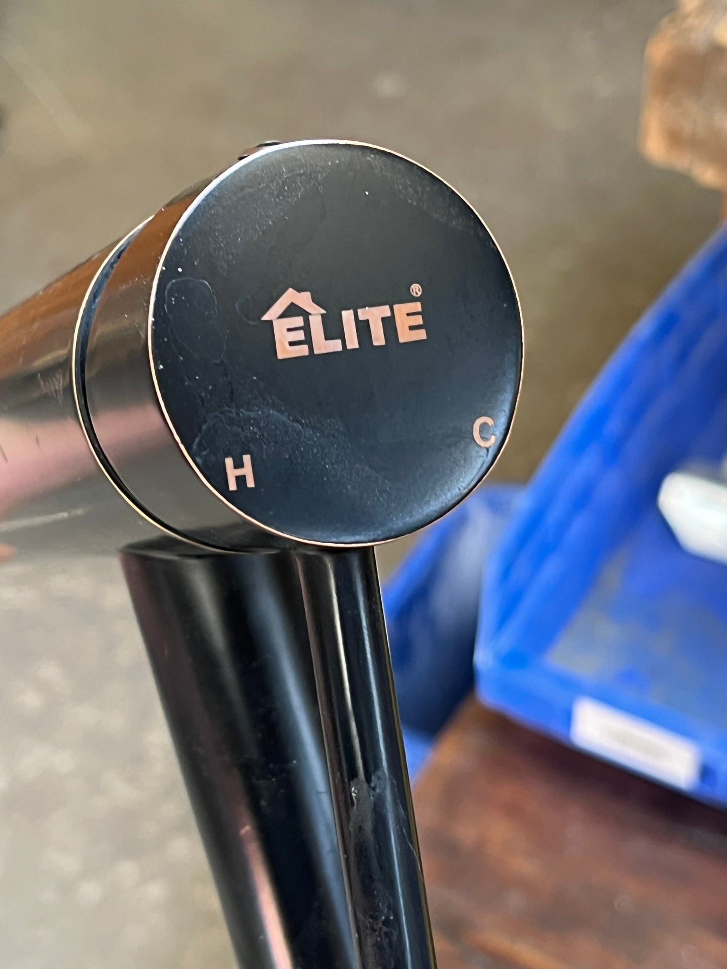 Matte Black Elite Bathroom Faucet, Single Hole [#422110]