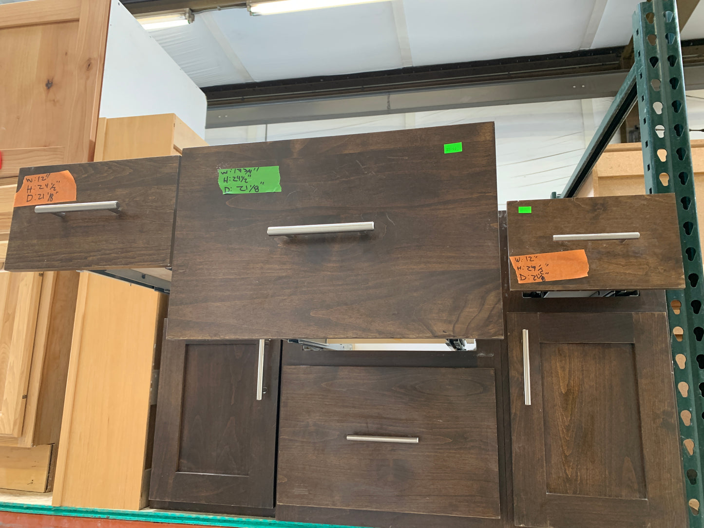 Dark Wood Base Cabinet Set [924.01]