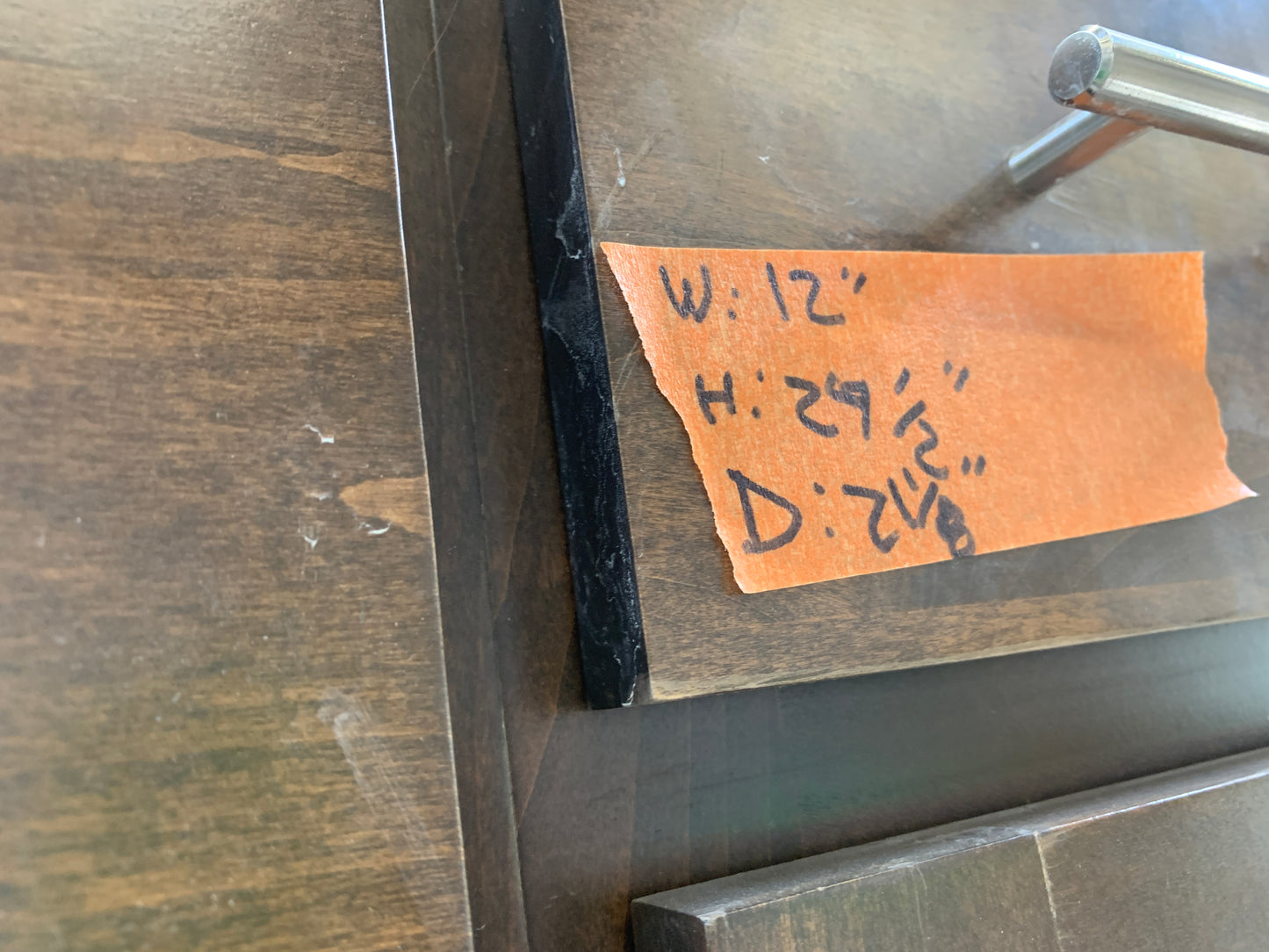 Dark Wood Base Cabinet Set [924.01]