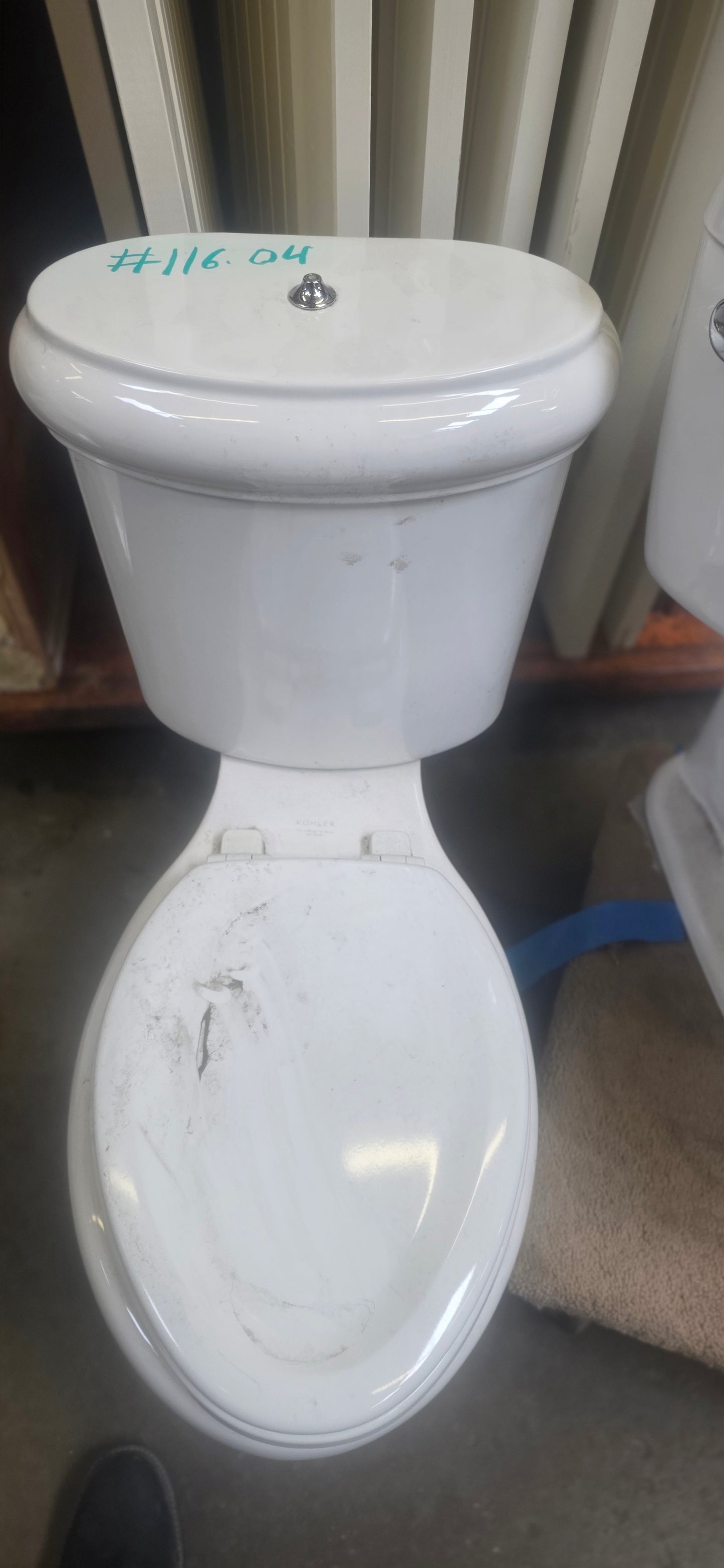 Kohler Two-Piece Toilet, 1.6 GPF [#116.04]