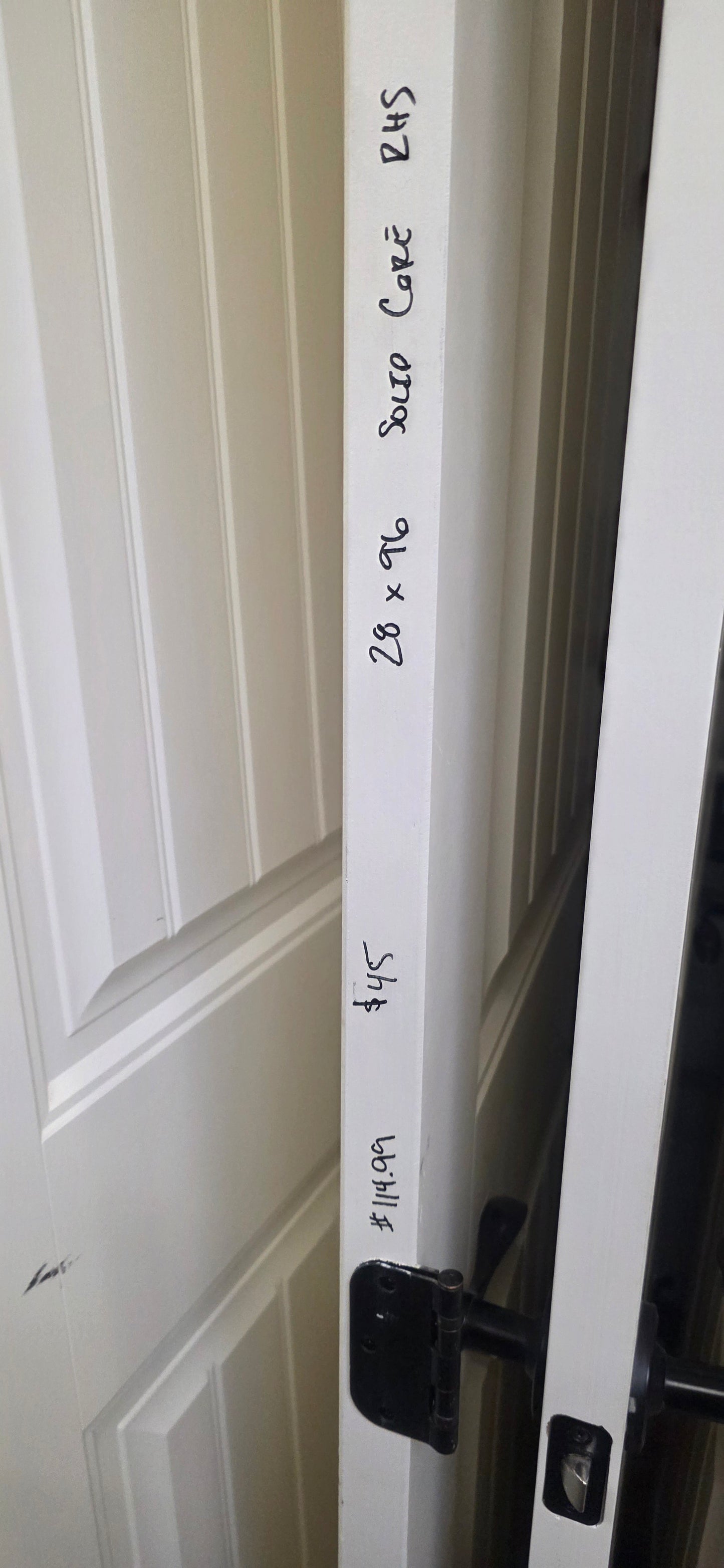 24-36" x 96" Interior Solid Core 2 Panel Slab Door [#114.99]