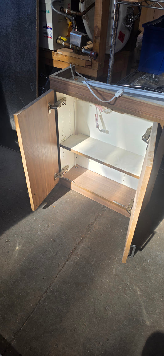 Bathroom Vanity Base Cabinet 24" × 18" With Light Strip [#131.01]