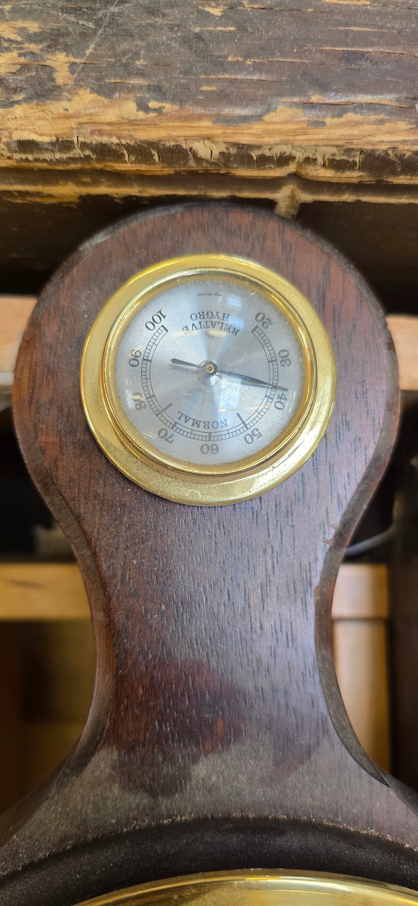 Wood Wall Clock &Weather Station [#207.10]