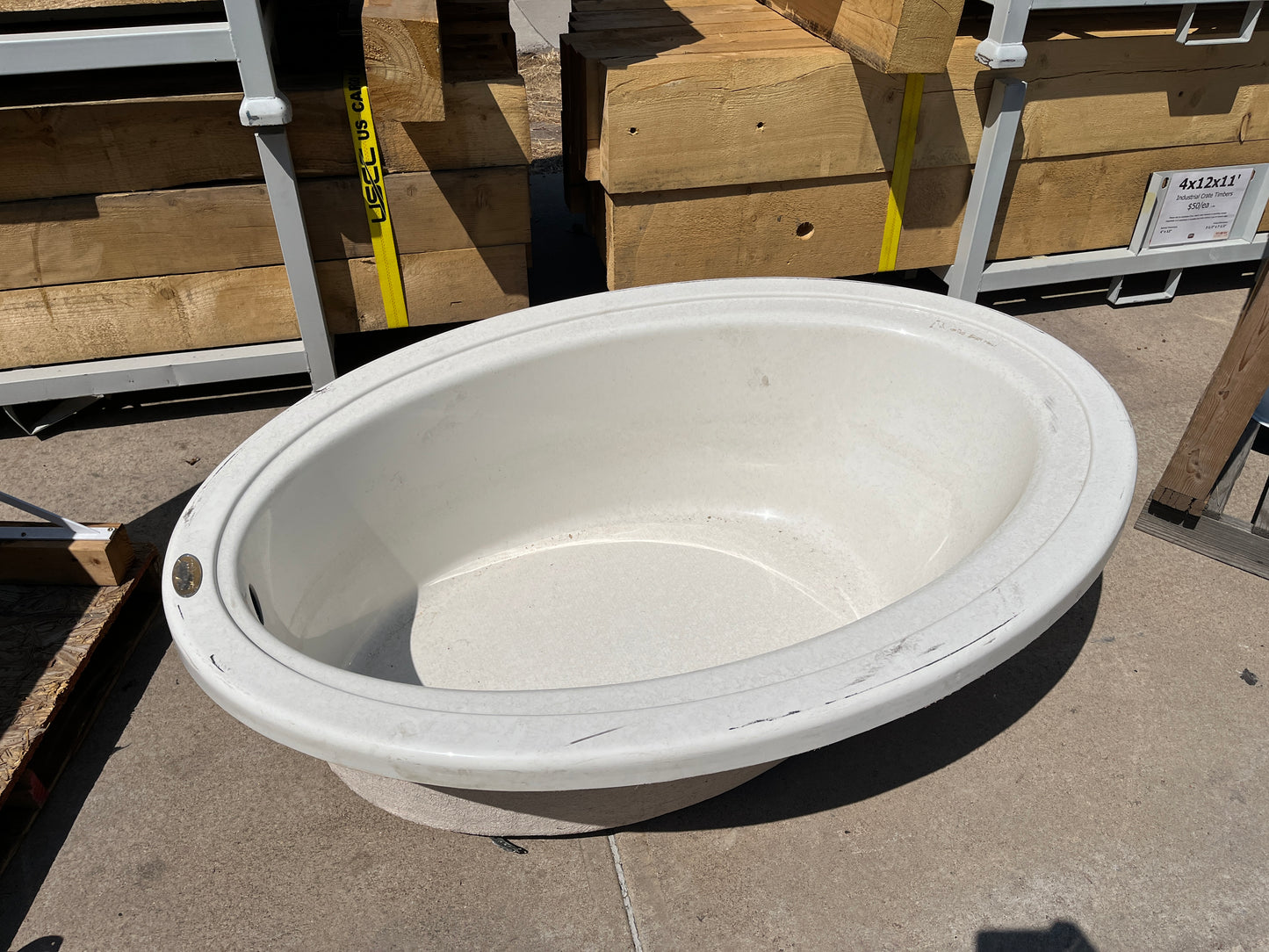 Oval Jacuzzi Whirlpool Drop-In Tub – Riva Bath Model #9360 [707.10]