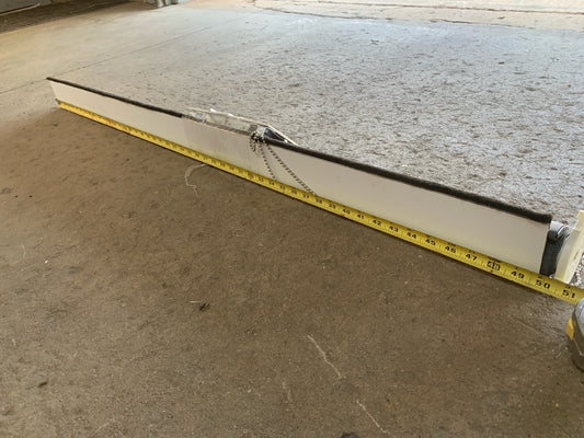 50" White Chain-Operated Roller Shade [714.06]