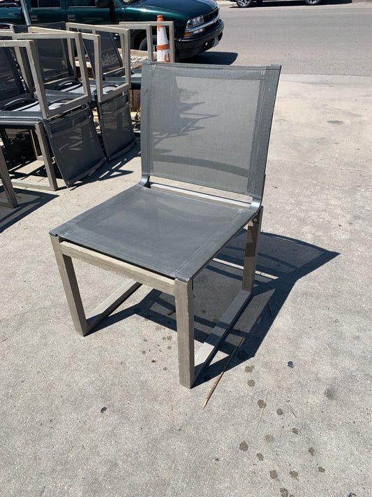 Modern Outdoor Patio Chairs – Mesh Sling Seat [721.03]