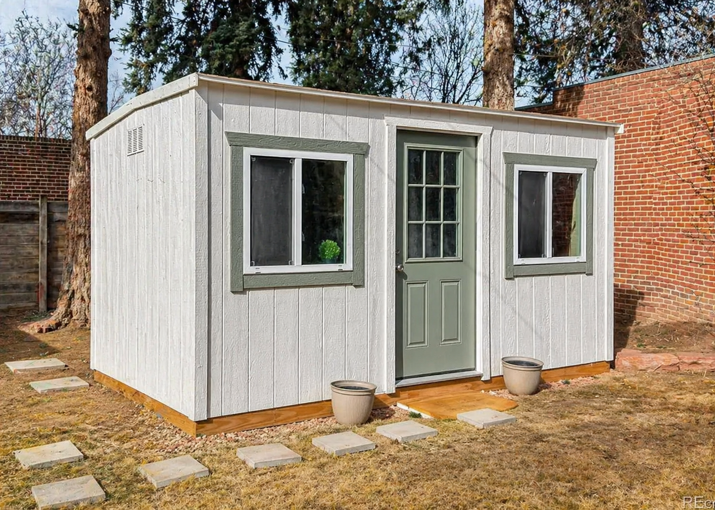 Shed Kit (No Roof) w/ Windows &amp; Door [#E430.02]
