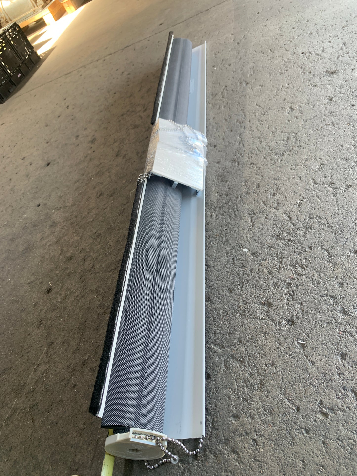 50" White Chain-Operated Roller Shade [714.06]