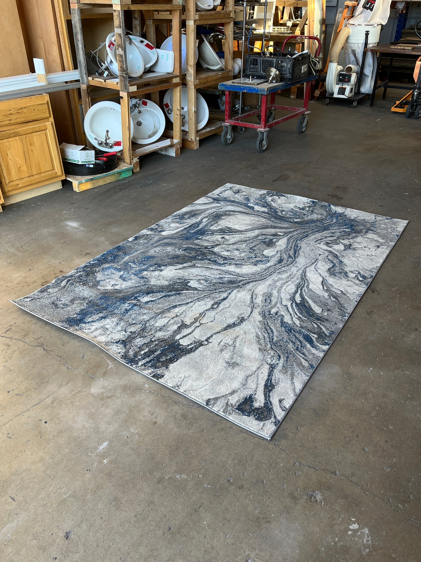 KES Illusions 5x7 Watercolor Area Rug [#E506.05]
