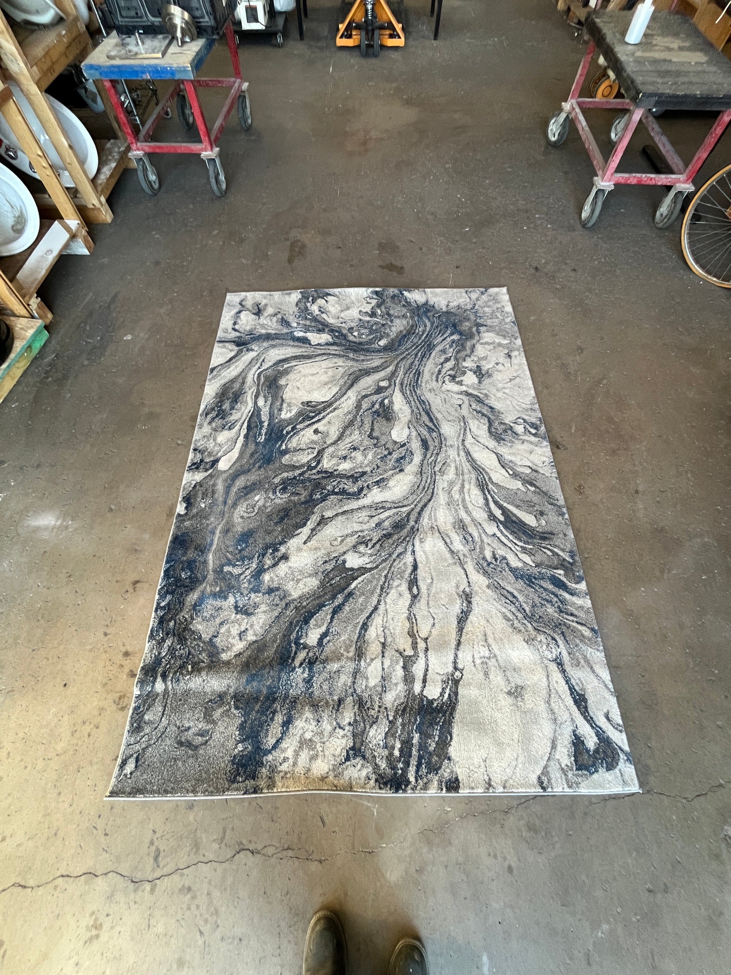 KES Illusions 5x7 Watercolor Area Rug [#E506.05]