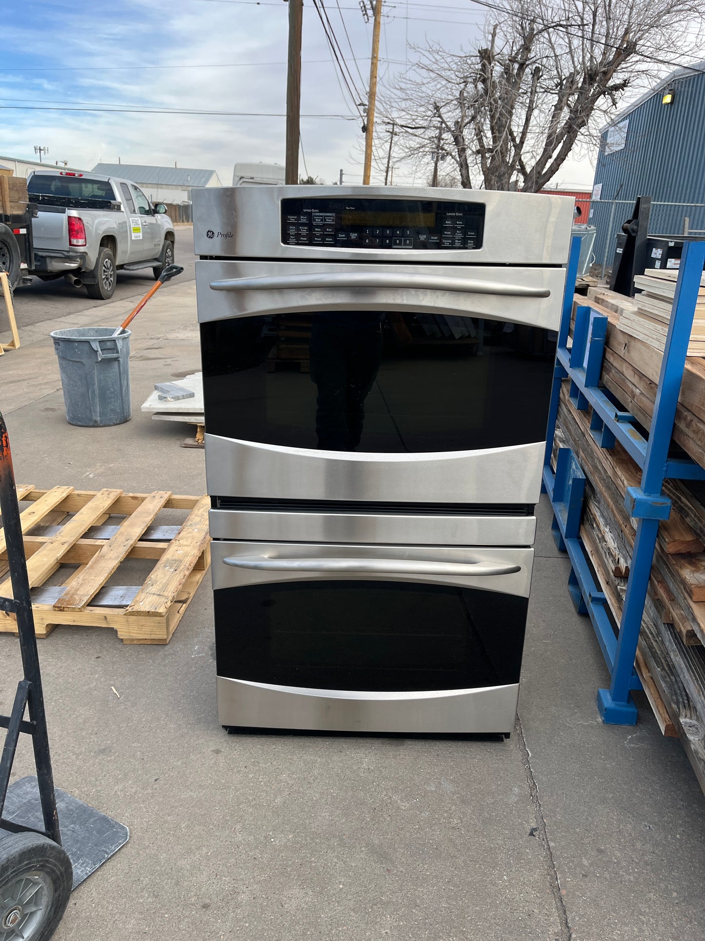 GE Profile Double Wall Oven Stainless Steel [#107.01]