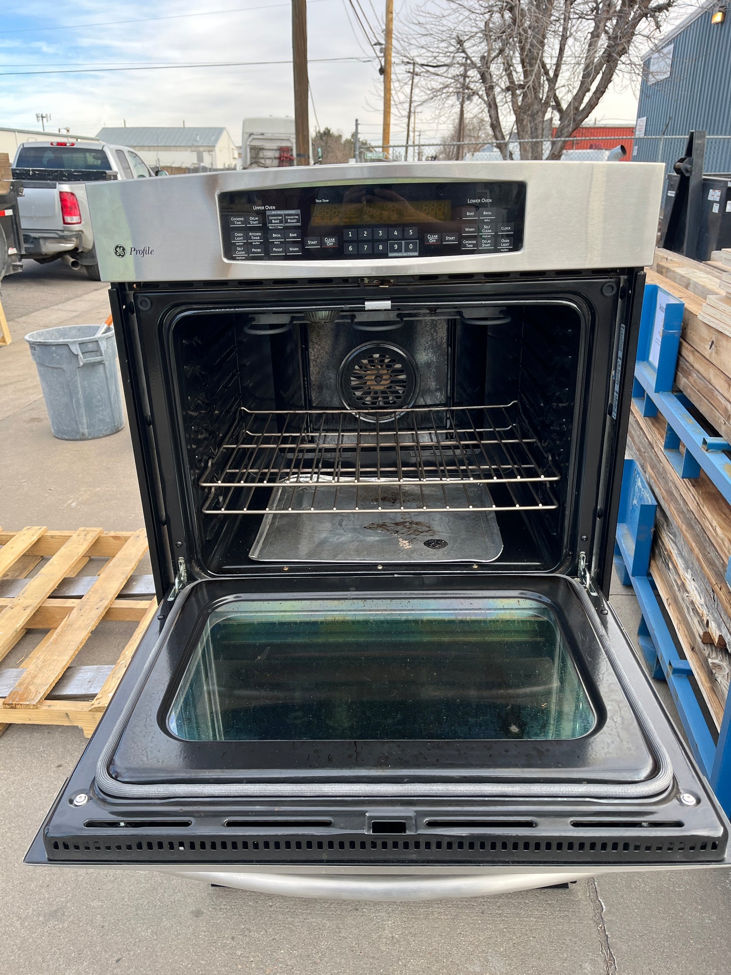 GE Profile Double Wall Oven Stainless Steel [#107.01]