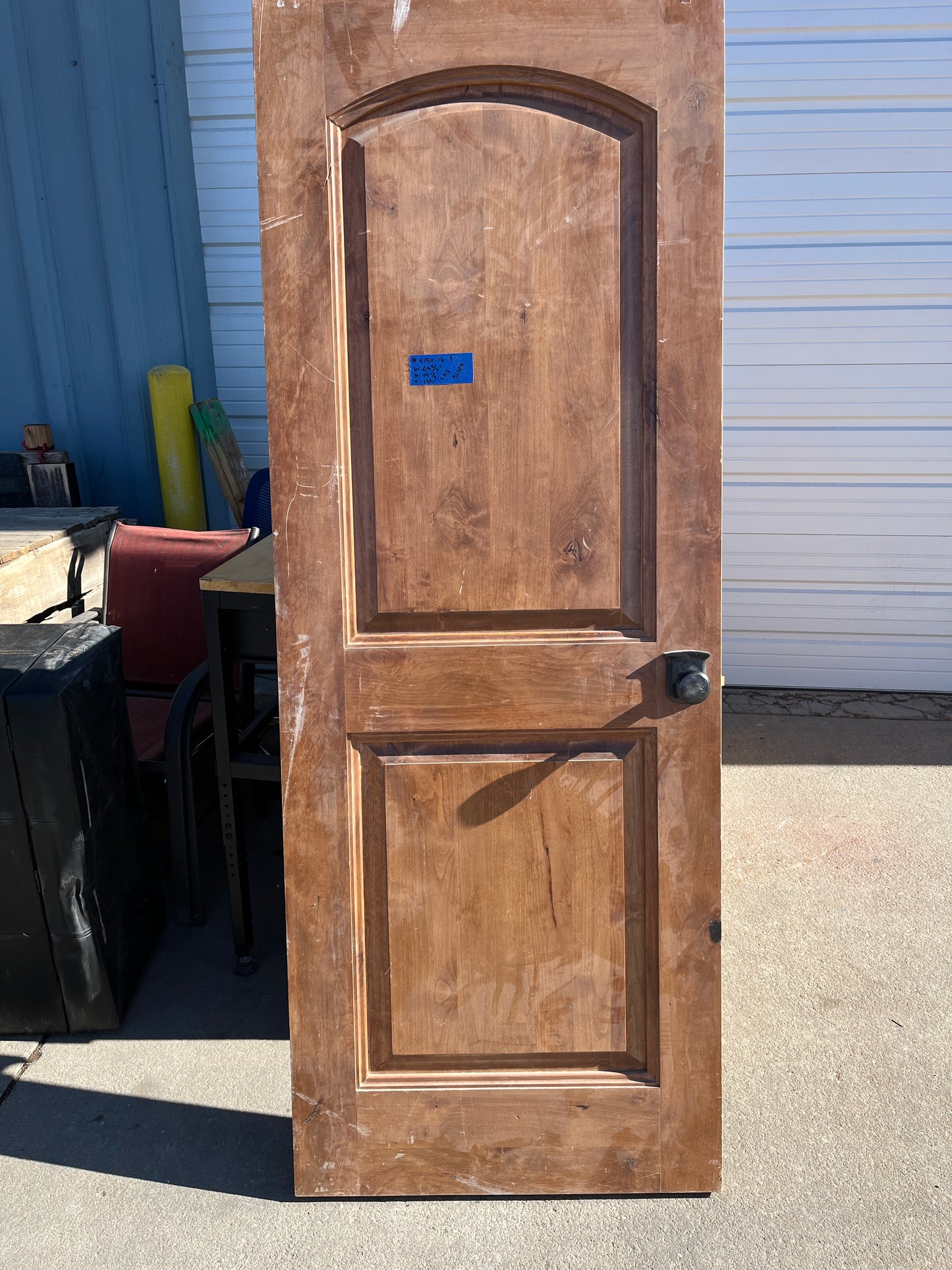 Solid Wood Interior Door – Alder, 2-Panel Arch Top [#V130.18]