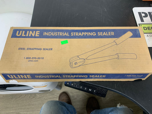 Uline H-353 Industrial Steel Strapping Sealer – 3/4" [919.12]