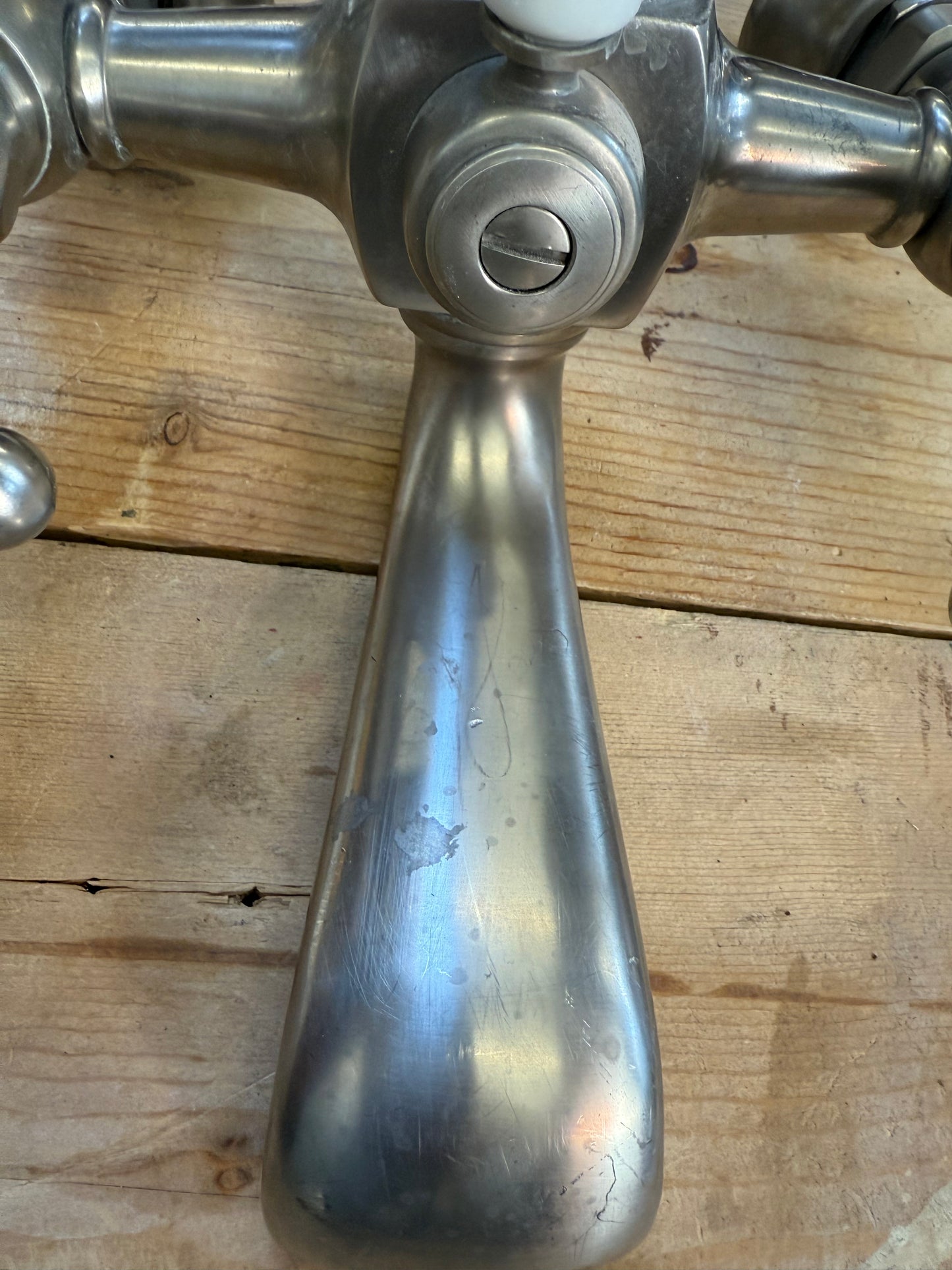 Waterworks Wall Mount Tub Faucet With Hand Shower [#204.01]