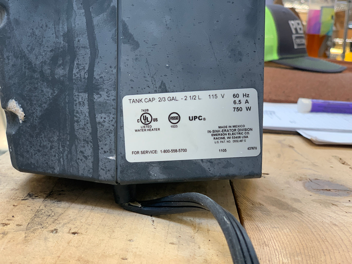InSinkErator SST-FLTR Hot Water Dispenser System [808.02]