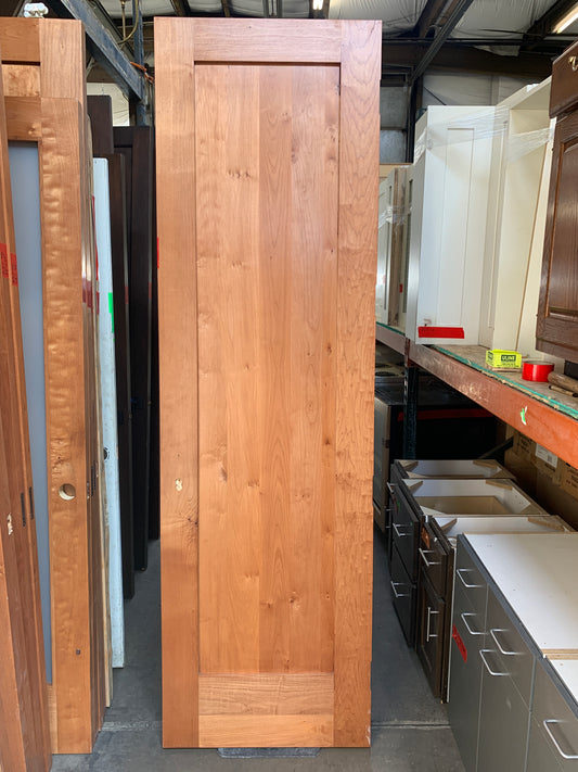 Solid Cherry Interior Door – Modern 1-Panel Design [827.09]