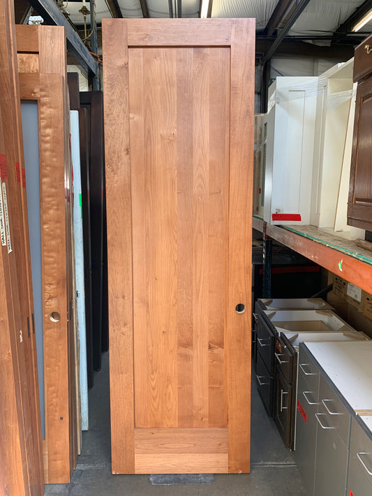 Solid Cherry Door – Modern 1-Panel Design [827.10]
